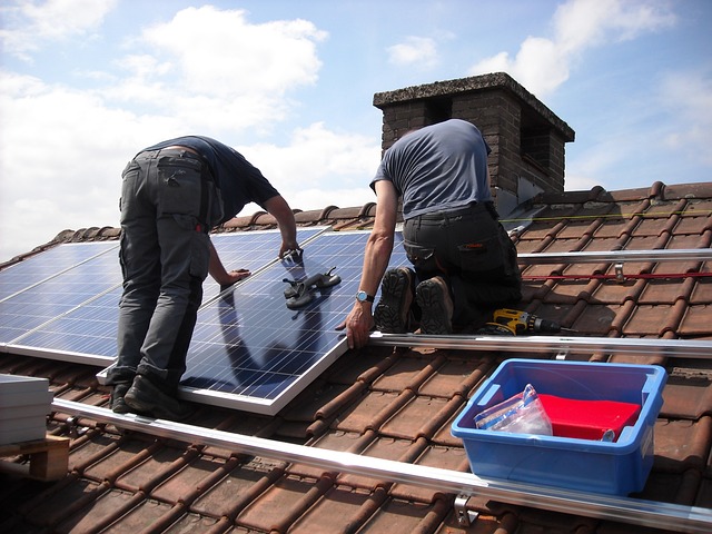 instalace solárních panelů 
